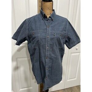 Mens GH Bass & Co Short Sleeve Button Up Size M